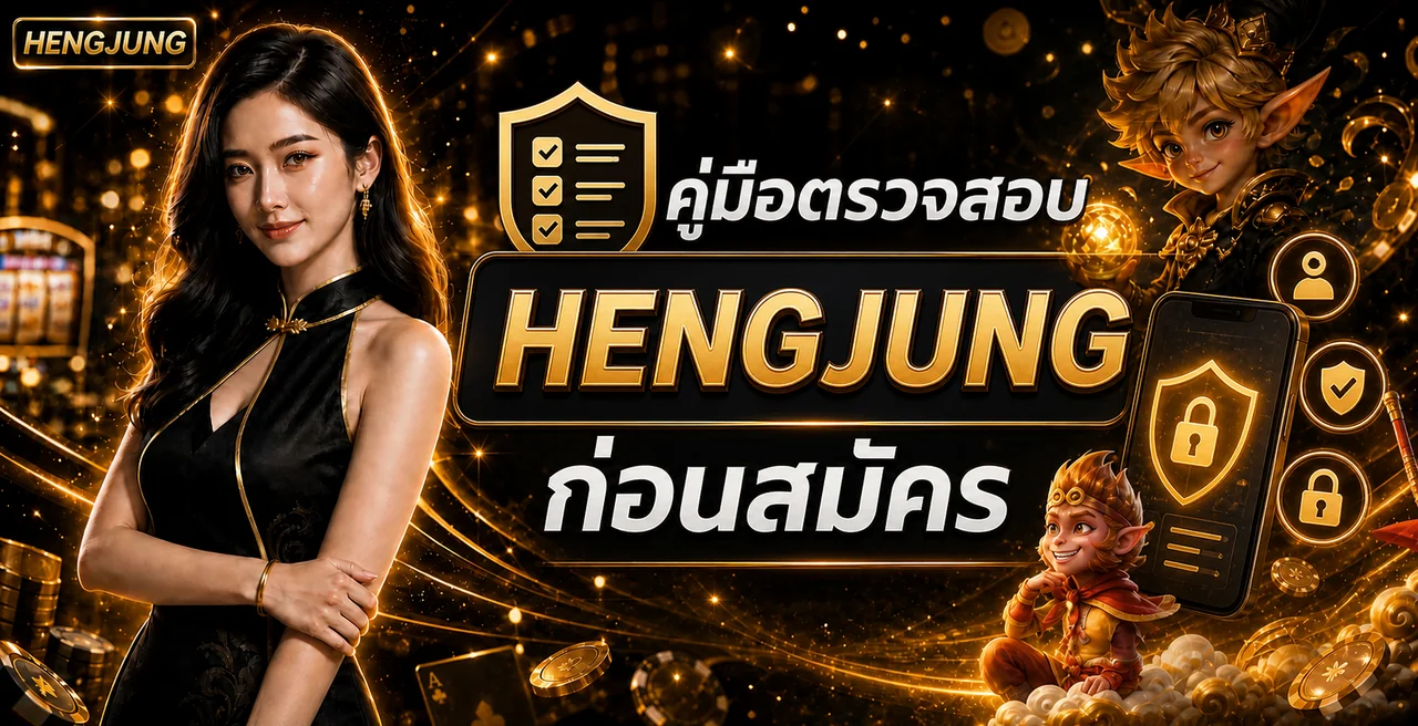 HENGJUNG | คู่มือตรวจเว็บก่อนสมัครและเข้าสู่ระบบ